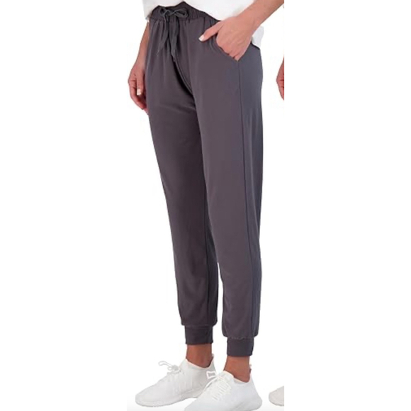Real Essentials Ultra Soft Pocket Joggers Size M Gray - Picture 1 of 3